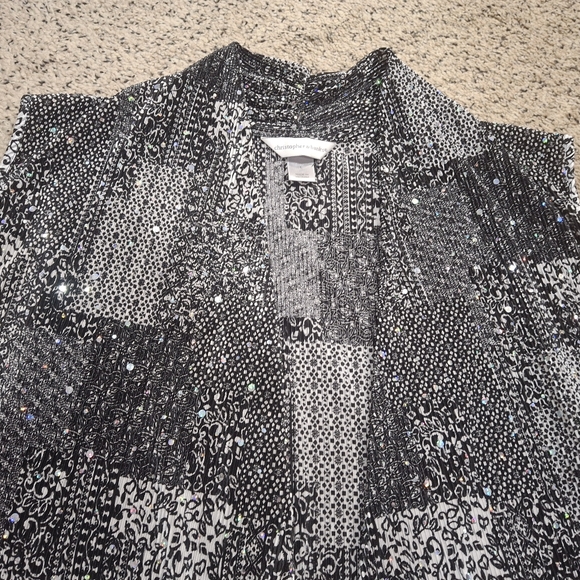 Christopher & Banks sparkle vest large - Picture 11 of 12
